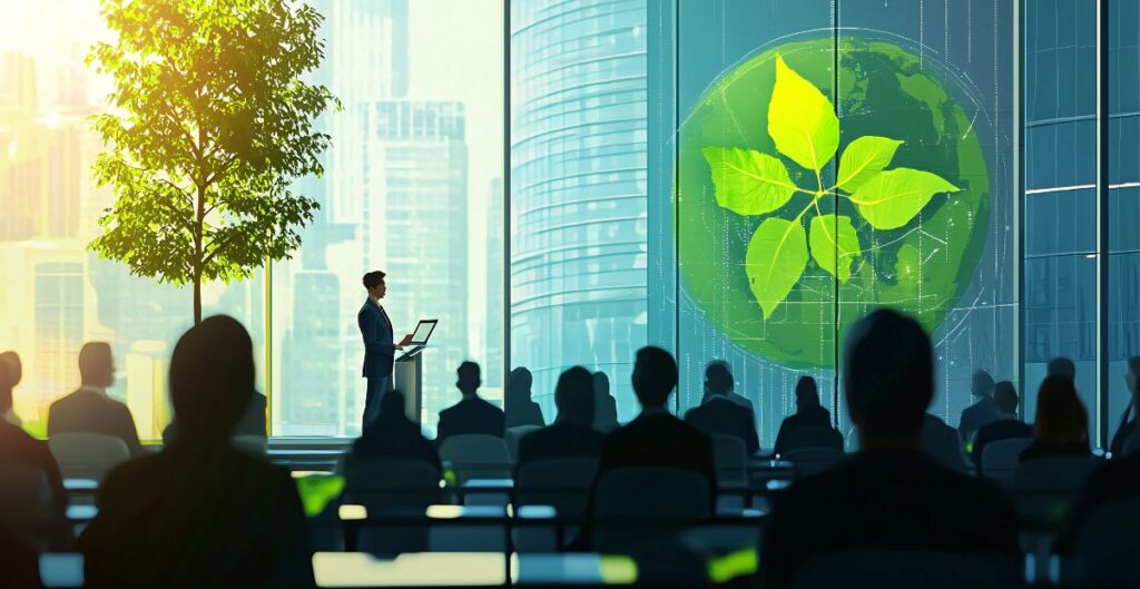 Palestra sobre sustentabilidade com destaque para a Amazônia e a COP30.