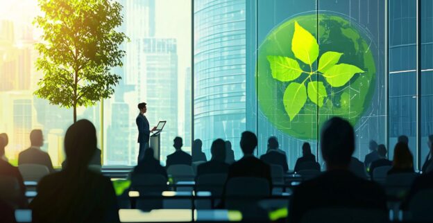 Palestra sobre sustentabilidade com destaque para a Amazônia e a COP30.